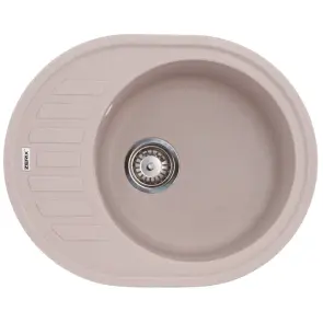Мийка кухонна Zerix ZS-6250R-06 Бежева (ZX4549) №1