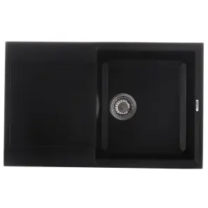 Мийка кухонна Zerix ZS-7950S-14 Чорний металік (ZX4586) №1