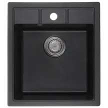 Мийка кухонна Zerix ZS-4651S-03 Чорна (ZX4564) купити в Києві