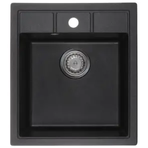 Мийка кухонна Zerix ZS-4651S-03 Чорна (ZX4564) №1