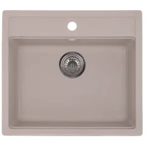 Мийка кухонна Zerix ZS-5751S-06 Бежева (ZX4597) №1