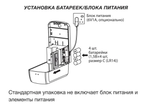 Дозатор безконтактний Zerix TSD-001-A (для антисептика) (ZX3248) №7