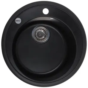 Мийка кухонна Zerix ZS-510R-03 Чорна (ZX4532) №1