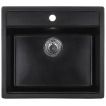 Мойка кухонная Zerix ZS-5751S-03 Черная (ZX4596)