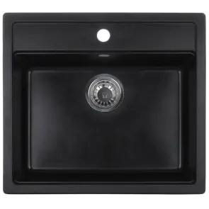 Мойка кухонная Zerix ZS-5751S-03 Черная (ZX4596) №1
