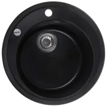 Мийка кухонна Zerix ZS-510R-14 Чорний металік (ZX4538) купити в Україні