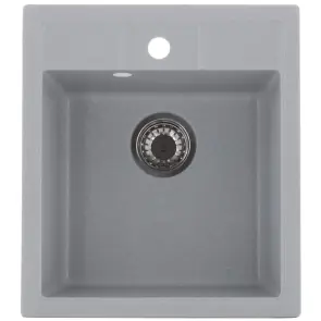 Мийка кухонна Zerix ZS-4651S-09 Сіра (ZX4567) №1
