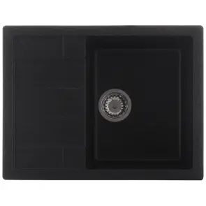 Мойка кухонная Zerix ZS-6550S-13 Графитная (ZX4545) №1