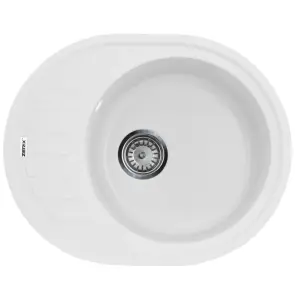 Мойка кухонная Zerix ZS-6250R-01 Белая (ZX4547) №1