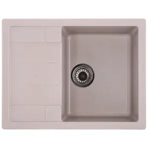 Мойка кухонная Zerix ZS-6550S-06 Бежевая (ZX4541) №1