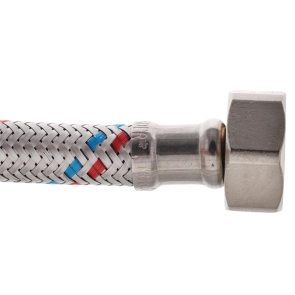 Гибкий шланг для подключения воды гайка 1/2'' - гайка 1/2'' (80 см) Koer (KR0256) №2