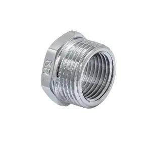 Футорка 3/4"х1" (хром) Koer KF.F0810.chr (KF0132) №1