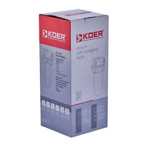 Фільтр для холодної води Koer KV-24-1/2 (колба 3-х складова, 8 атм. 1/2") (KR5017) №2