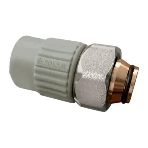 Муфта з євроконусом та накидною гайкою Koer K0240.PRO White - 20x3/4 PPR (KP3134) №1