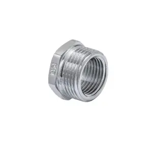 Футорка 1/2"х3/4" (хром) Koer KF.F0608.chr (KF0134) №1