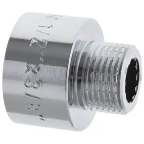 Переходник (коннектор) 3/8"х1/2" (хром) Koer KF.A0406.CHR (KF0137) №1
