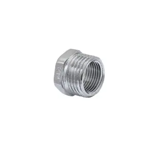 Футорка 3/8"х1/2" (хром) Koer KF.F0406.chr (KF0133) №1
