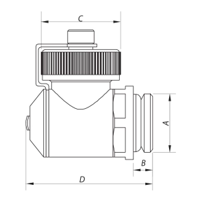Кран сливной 1/2” Koer KR.1038 (KR2673) №2