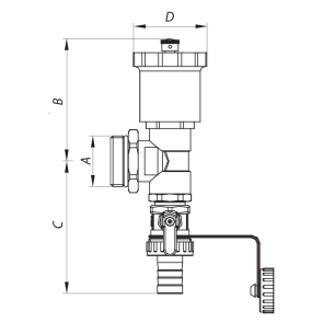 Конечный элемент коллектора 1" Koer KR.1035 (KR2671) №3