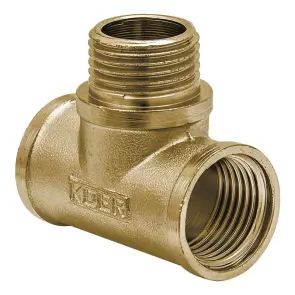 Тройник Koer KF.T06FMF.WN 1/2'' ВНВ (без никеля) (KR3029) №1