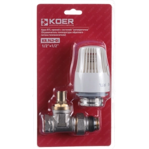 Кран RTL Koer KR.943-Gi - 1/2x1/2 із системою "антитечки" прямої (KR3066) №2