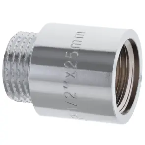 Удлинитель 1/2"-25мм (хром) Koer KF.E06-25.CHR (KF0095) №1