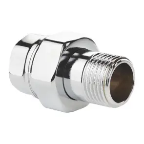 Зганяння американка (хром) 1" прямий Koer KR.341.chr (KR2704) №1