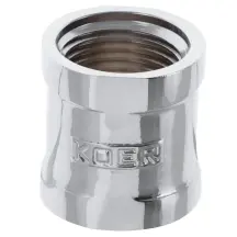 Муфта 1/2" (хром) Koer KF.C06.chr (KF0116)