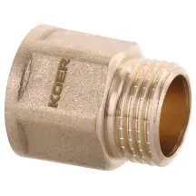 Подовжувач Koer WM.E06-20.WN - 1/2"-20мм Без нікелю (KR3010)