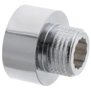 Переходник (коннектор) 1/2"х3/4" (хром) Koer KF.A0608.CHR (KF0138) №1