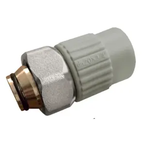 Муфта з євроконусом та накидною гайкою 20x3/4 PPR Koer K0240.PRO (KP2606) №1