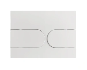 Панель змиву Koer KT-0604-03 240x160x10mm пластикова, закруглена кнопка (KR5322) №2