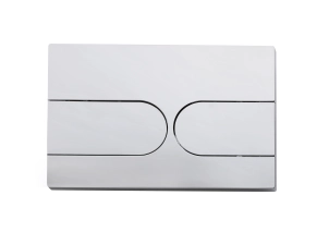 Панель смыва Koer KT-0604-01 240x160x10mm пластиковая, закругленная кнопка (KR5323) №3