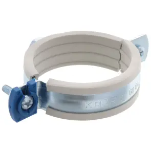 Хомут трубний оцинкований Koer KCB.10.G 2" (60-64) сірий (KR2789) №1