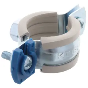 Хомут трубный оцинкованный Koer KCB.10.G 3/4" (26-30) серый (KR2785) №1
