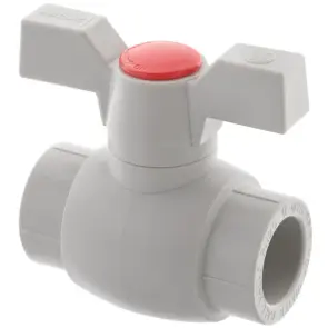 Кран кульовий PPR КШ Koer (метелик) для гарячої води 25 (Koer K0182.PRO) (KP0235) №1