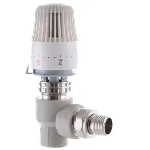 Кран термостатичний з кутовим термоголовкою 20x1/2 PPR Koer K0153.PRO (KP0195) №1