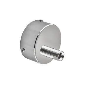 Чашка декоративная Mixxus TCC-01 CHROME (круглая) для маскировки кабеля (цвет хром) (MI6637) №1