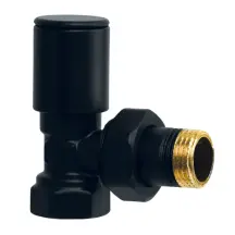 Кран для сушки для рушників кутовий Koer KR.531.Black - 1/2" (KR5103)