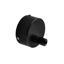 Чашка декоративна Mixxus TCC-01 BLACK (кругла) для маскування кабелю (колір чорний) (MI6638)