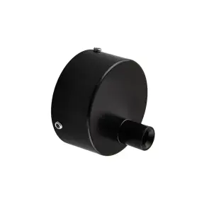 Чашка декоративная Mixxus TCC-01 BLACK (круглая) для маскировки кабеля (цвет черный) (MI6638) №1