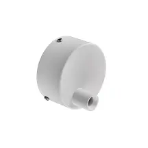 Чашка декоративна Mixxus TCC-01 WHITE (кругла) для маскування кабелю (колір білий) (MI6639)