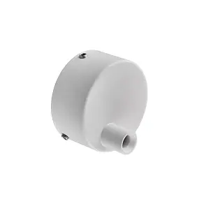 Чашка декоративна Mixxus TCC-01 WHITE (кругла) для маскування кабелю (колір білий) (MI6639) №1