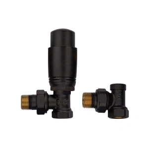Комплект для підключення радіатора Koer SET-24.Black - 1/2'' кутовий з термоголовкою (KR5283) №3