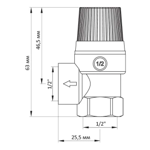 Запобіжний клапан 3BAR Koer KR.1260 (KR2680) №2