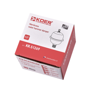 Компенсатор гідроудару Koer KR.S1269 - 1/2" мембранний (KR5623) №4