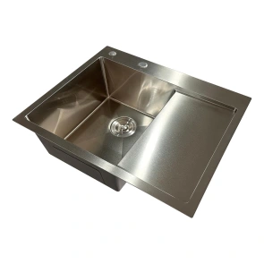 Мойка из нержавеющей стали Mixxus MH6350L Nano-Silver (3.0/0.8) цвет нержавейка (MI7044) №3