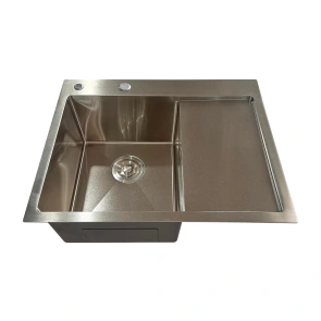 Мойка из нержавеющей стали Mixxus MH6350L Nano-Silver (3.0/0.8) цвет нержавейка (MI7044) №4
