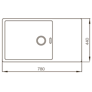 Мойка Mixxus MX7844-200x1.2-PVD-Black (MX0561) №2