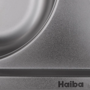 Мийка кухонна Haiba 80x49 Double (Satin) (HB0652) №2